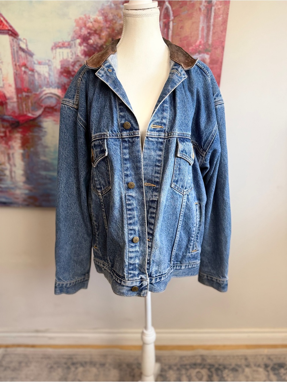 Vintage 90s Marlboro Country Store Denim Jacket